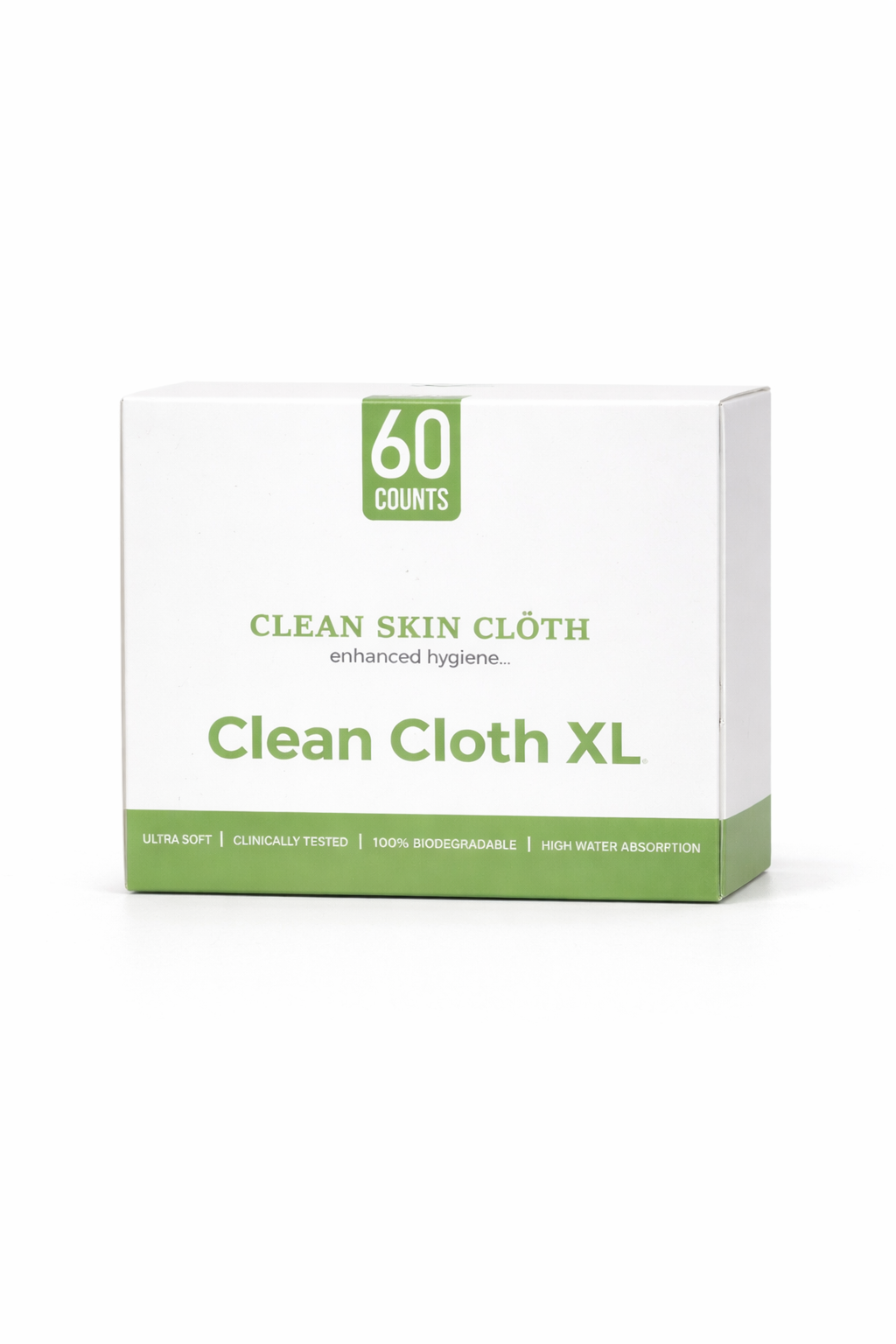 Box of Clean Cloth XL on a white background